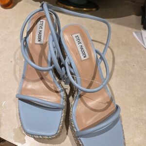Steve Madden Women's Blue Strappy Sandals